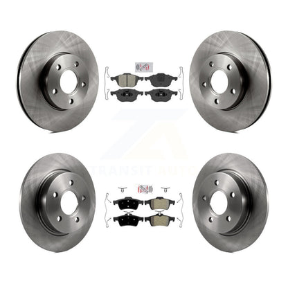 Kit de plaquettes semi-métalliques avant et arrière et disques de frein pour Ford Focus