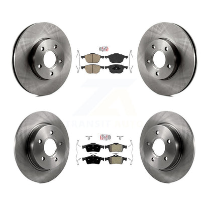 Kit de plaquettes semi-métalliques avant et arrière en céramique et disques de frein pour Ford Focus