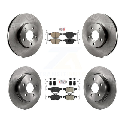 Kit de plaquettes en céramique et de rotors de frein à disque avant et arrière, pour Ford Focus K8A-102125
