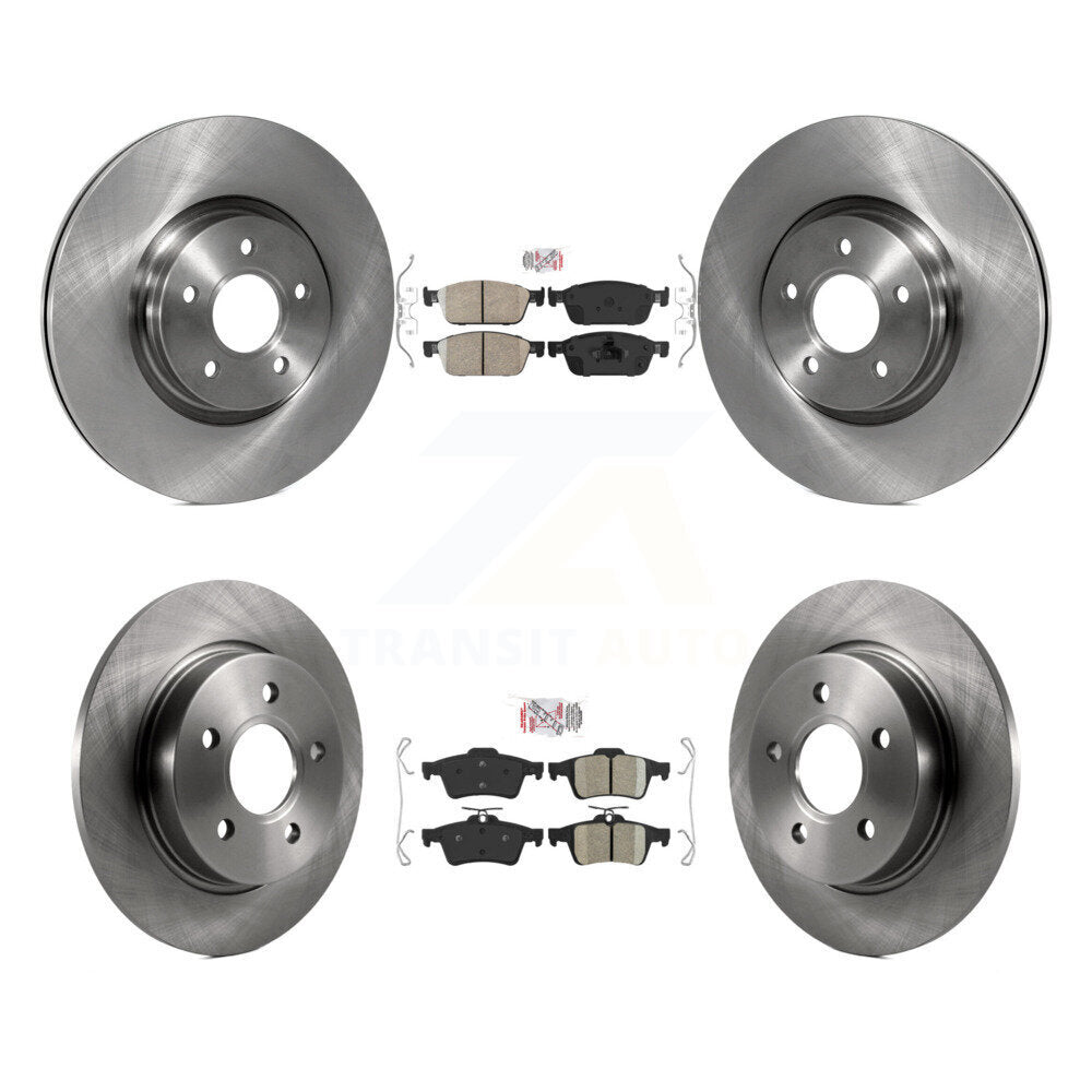 Kit de rotors de frein à plaquettes en céramique avant et arrière, pour Ford Focus avec Roto de 320mm de diamètre