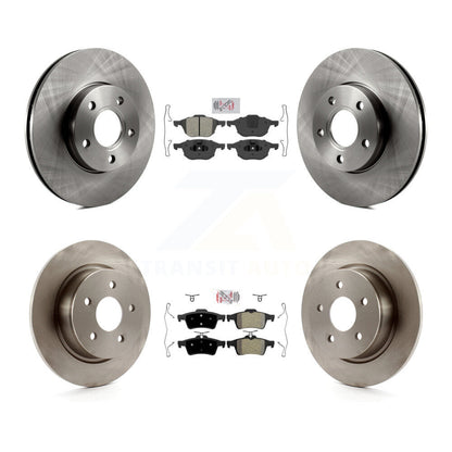 Kit de plaquettes semi-métalliques avant et arrière et disques de frein pour Ford C-Max