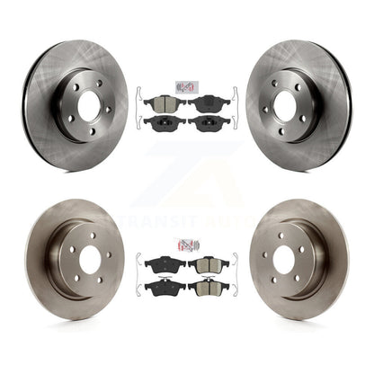 Kit de plaquettes en céramique et de disques de frein à disque, semi-métalliques avant et arrière, pour Ford C-Max