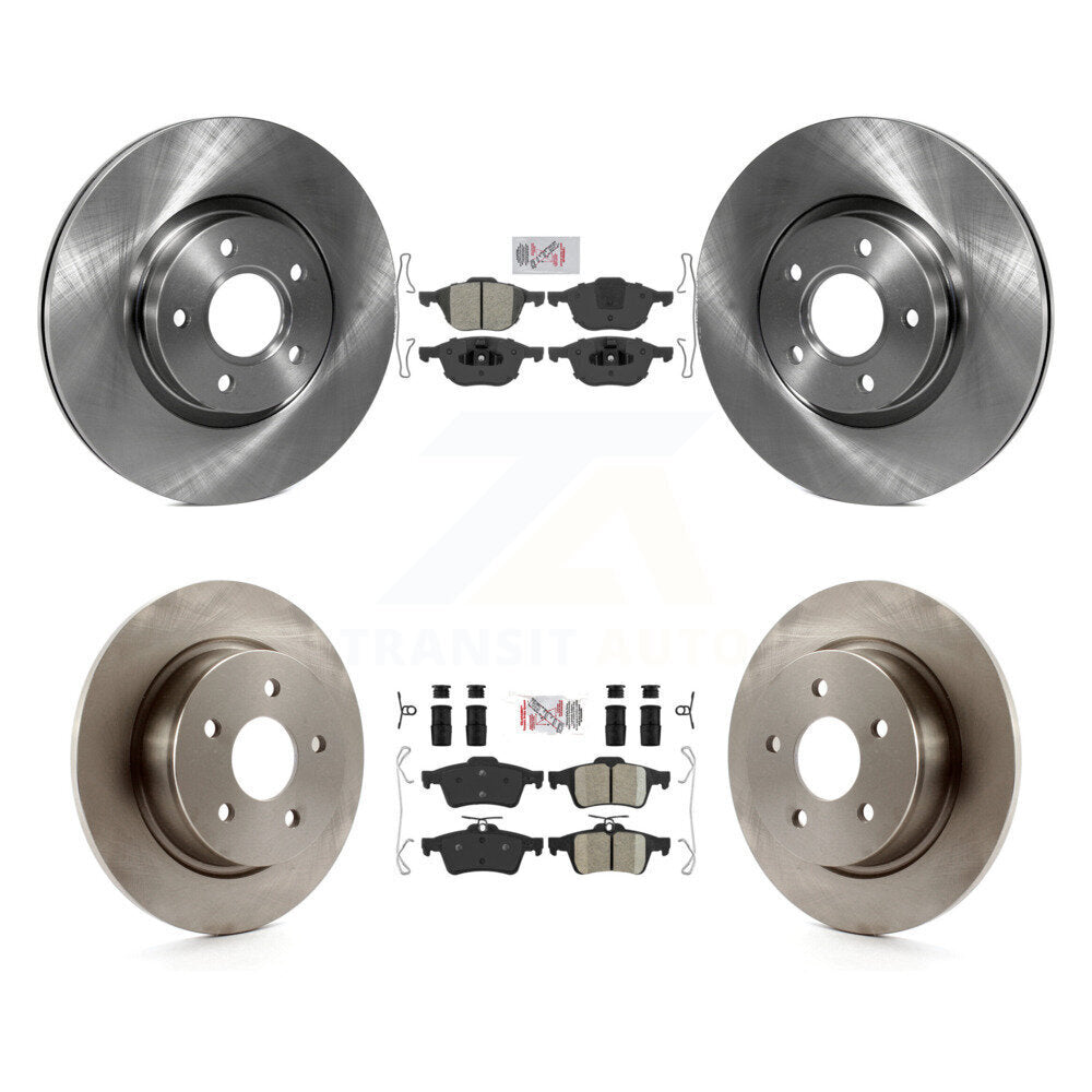 Kit de rotors de frein à disque en céramique, semi-métalliques, avant et arrière, pour Ford Escape c-ma