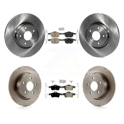 Kit de Rotors de frein à disque à plaquettes semi-métalliques avant et arrière en céramique pour Ford Escape c-ma
