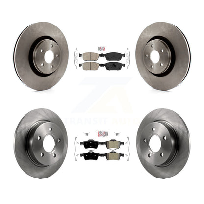 Kit de rotor de frein à plaquettes semi-métalliques avant et arrière en céramique, pour Ford Focus S 2013 – 2018