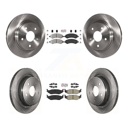 Kit de Rotor de frein à plaquettes semi-métalliques avant et arrière, pour Ram 1500 Classic Dodge Chrysler