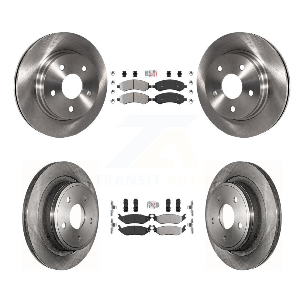 Kit de Rotor de frein à plaquettes semi-métalliques avant et arrière, pour Ram 1500 Classic Dodge Chrysler