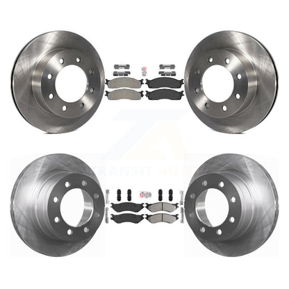 Kit de plaquettes semi-métalliques avant et arrière et Rotor de frein à disque, pour Dodge Ram 1500 3500 250