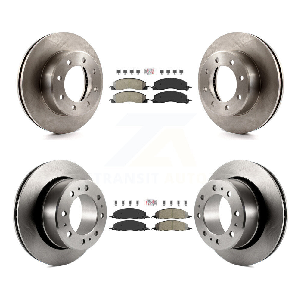 Kit de plaquettes semi-métalliques avant et arrière et Rotor de frein à disque, pour Ram 3500 2500 1500 Dodge