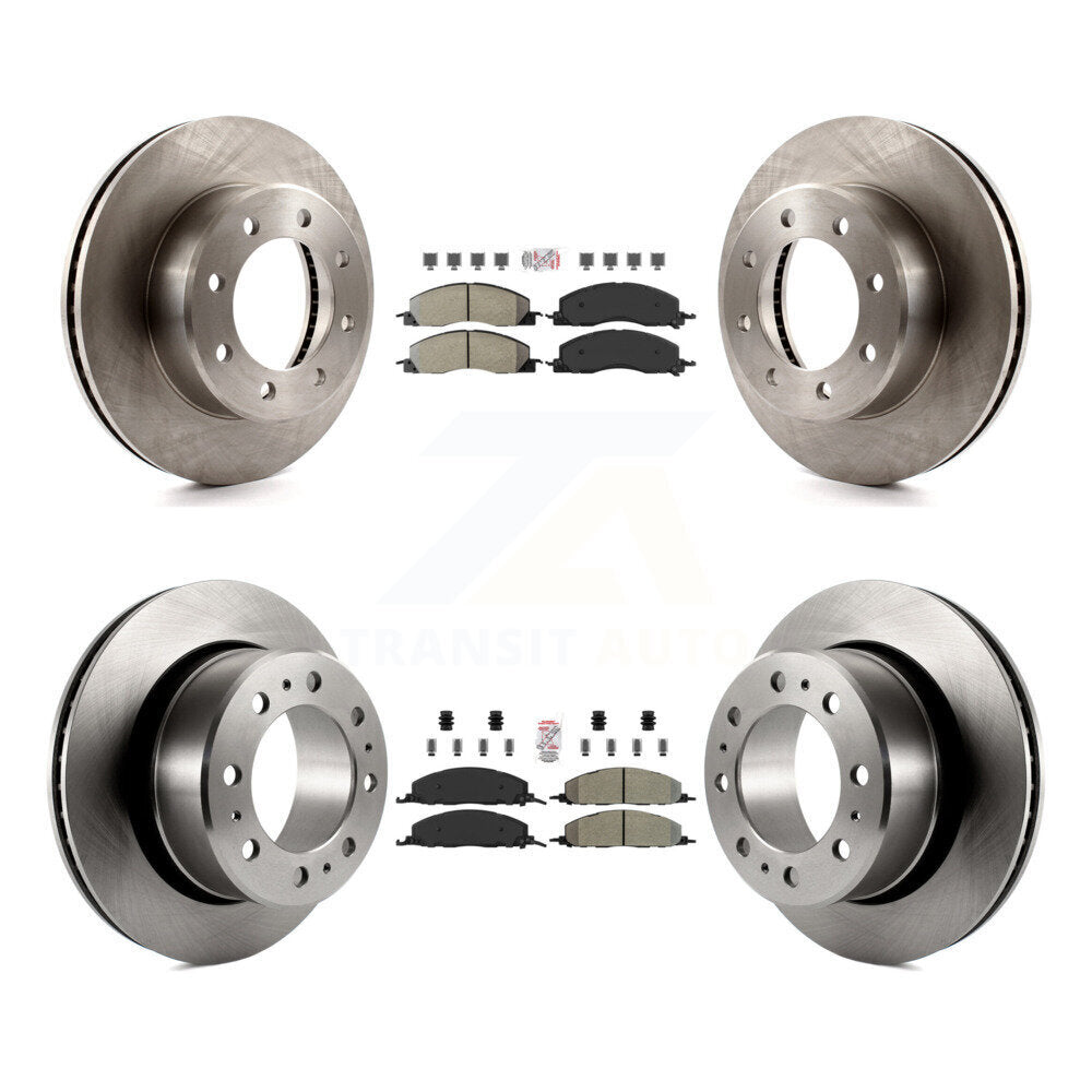Kit de plaquettes semi-métalliques avant et arrière et Rotor de frein à disque, pour Ram 3500 2500 1500 Dodge