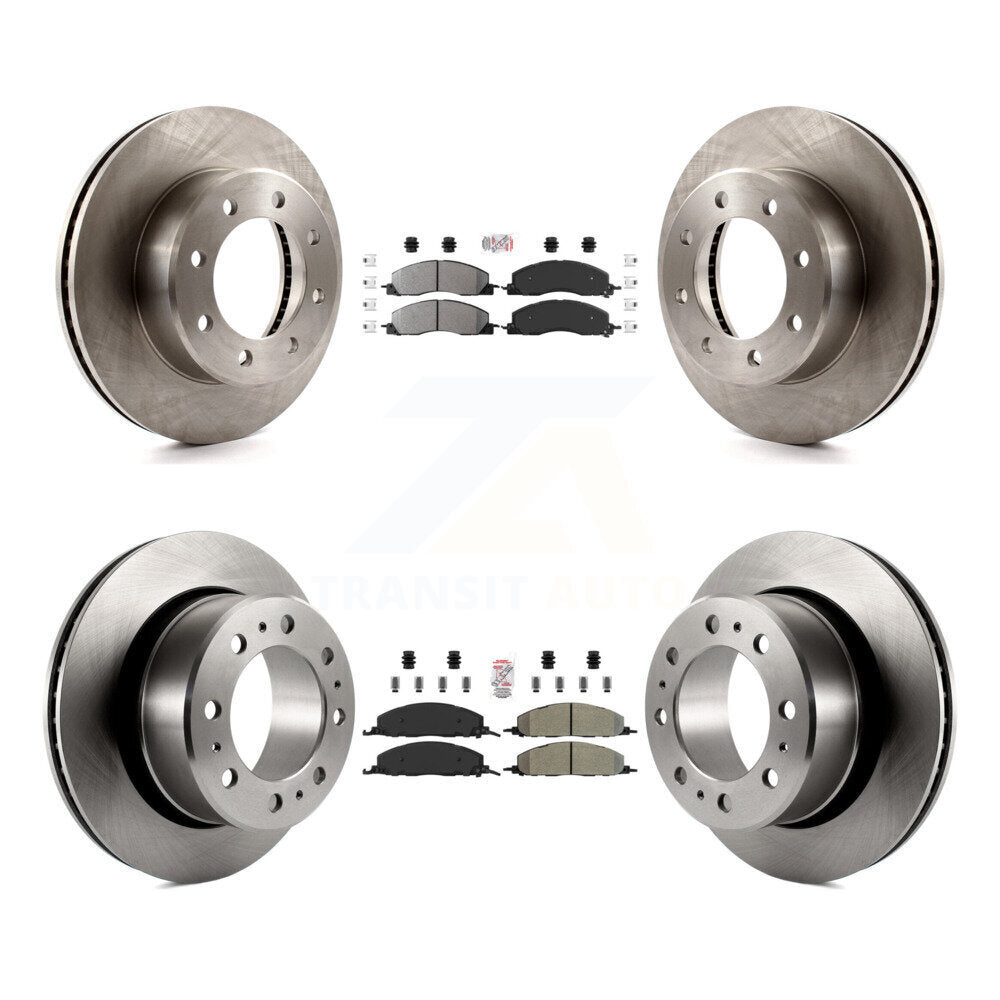 Kit de plaquettes semi-métalliques avant et arrière et Rotor de frein à disque, pour Ram 3500 2500 1500 Dodge