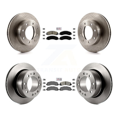 Kit de plaquettes semi-métalliques avant et arrière et disques de frein pour Ram 2500 3500