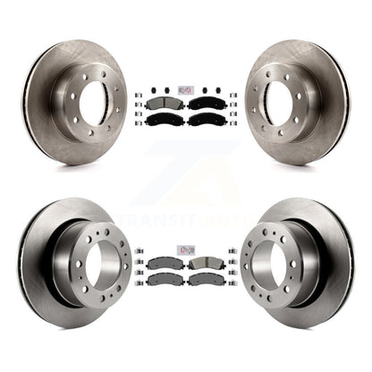 Kit de plaquettes semi-métalliques avant et arrière et disques de frein pour Ram 2500 3500