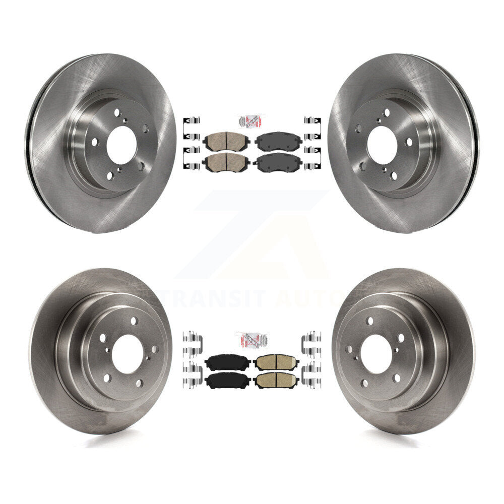 Kit de plaquettes en céramique et de rotors de frein à disque avant et arrière, pour Subaru Impreza Saab 9-2X