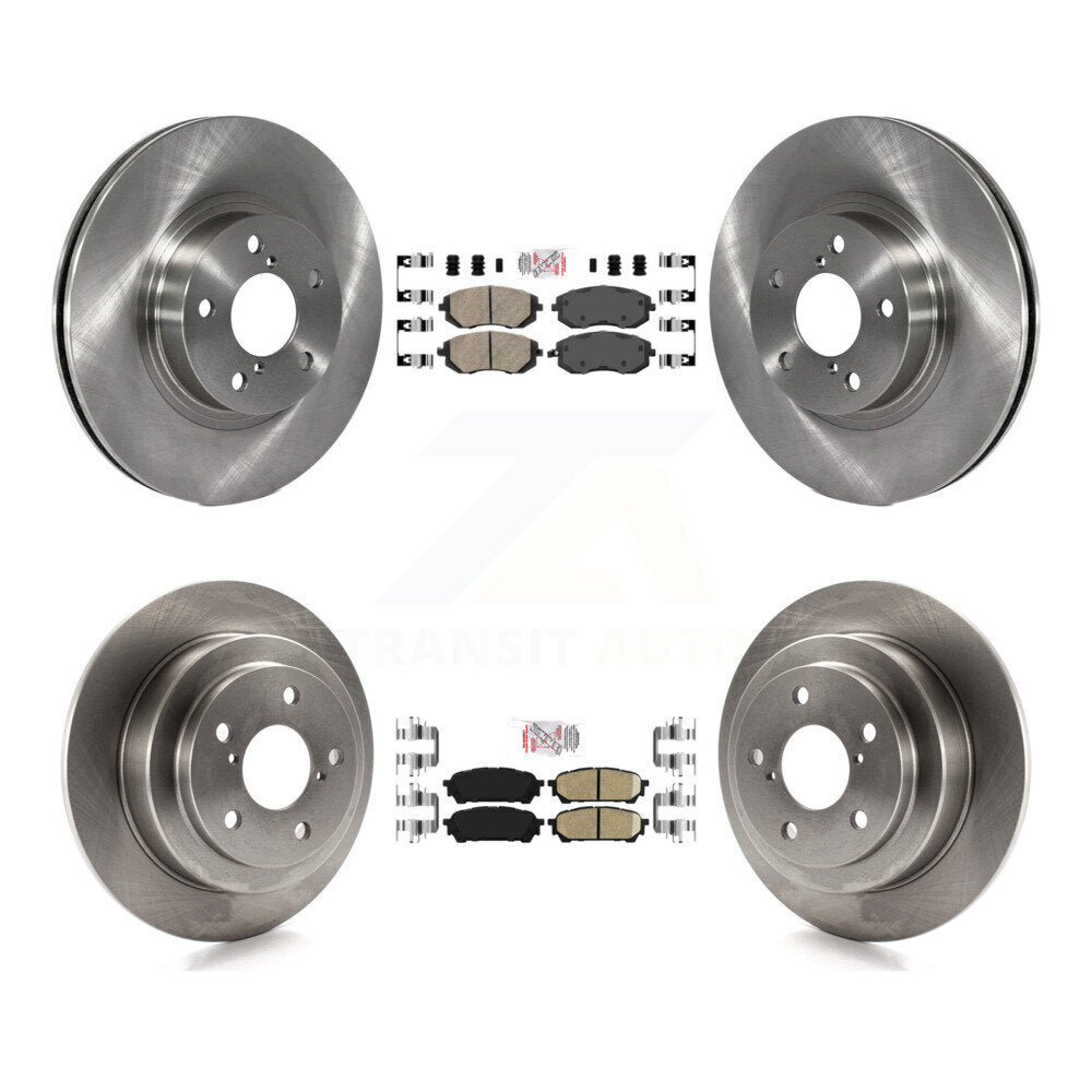 Kit de plaquettes en céramique et de rotors de frein à disque avant et arrière, pour Subaru Impreza Saab 9-2X