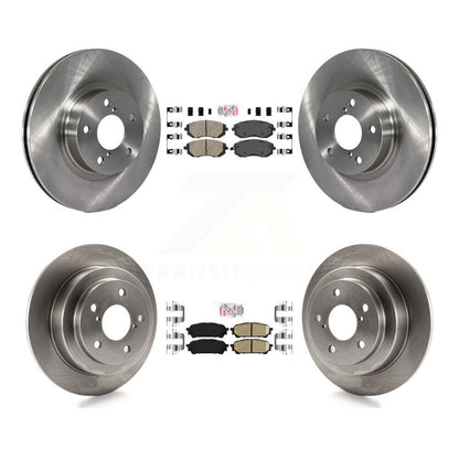 Kit de plaquettes en céramique et de rotors de frein à disque avant et arrière, pour Subaru Impreza Saab 9-2X