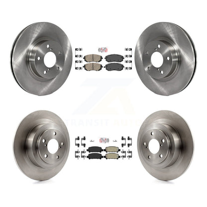 Kit de plaquettes semi-métalliques avant et arrière en céramique et disques de frein pour Subaru Legac