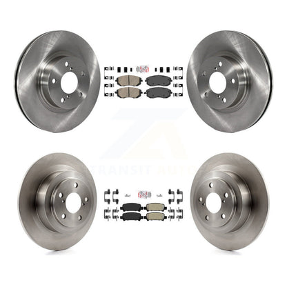 Kit de plaquettes semi-métalliques avant et arrière en céramique et disques de frein pour Subaru Legac