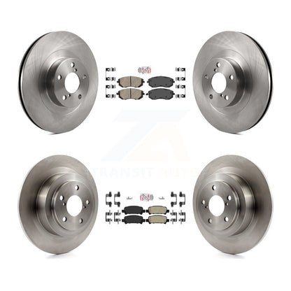Kit de plaquettes semi-métalliques et de Rotor de frein avant et arrière en céramique, pour Subaru Outback Legac