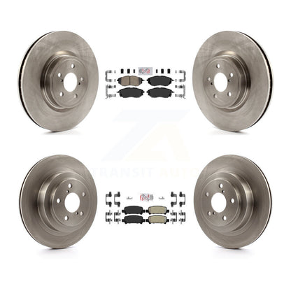 Kit de plaquettes semi-métalliques avant et arrière en céramique et disques de frein pour Subaru Legac
