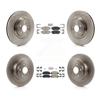 Kit de plaquettes semi-métalliques avant et arrière en céramique et disques de frein pour Subaru Legac