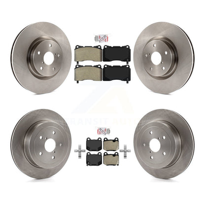 Kit de plaquettes semi-métalliques avant et arrière et disques de frein pour Subaru Impreza