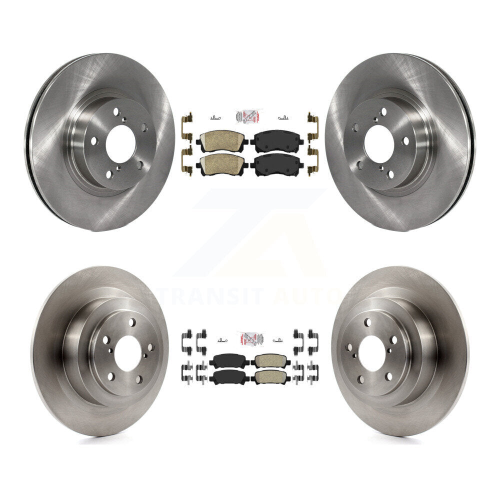 Kit de plaquettes semi-métalliques et de Rotor de frein avant et arrière en céramique, pour Subaru Legacy Outbac