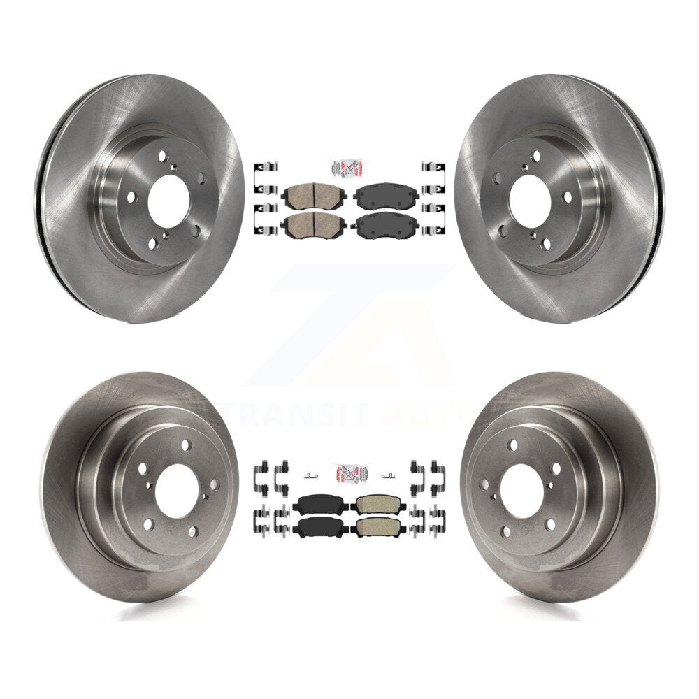 Kit de plaquettes semi-métalliques avant et arrière en céramique, Rotor de frein à disque pour Subaru Imprez