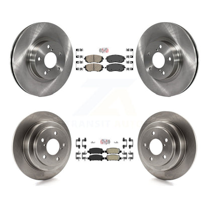 Kit de plaquettes semi-métalliques avant et arrière en céramique, Rotor de frein à disque pour Subaru Imprez