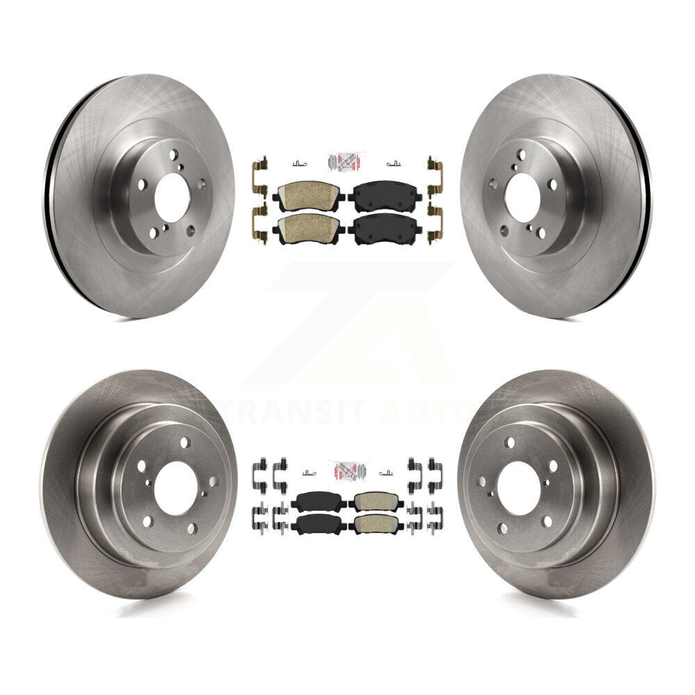 Kit de Rotor de frein à disque à plaquettes semi-métalliques avant et arrière en céramique pour Subaru Impreza WR