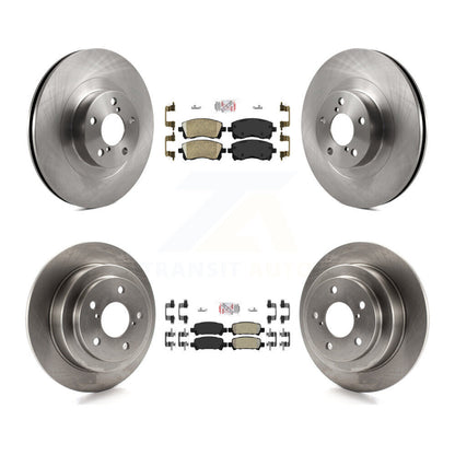 Kit de Rotor de frein à disque à plaquettes semi-métalliques avant et arrière en céramique pour Subaru Impreza WR