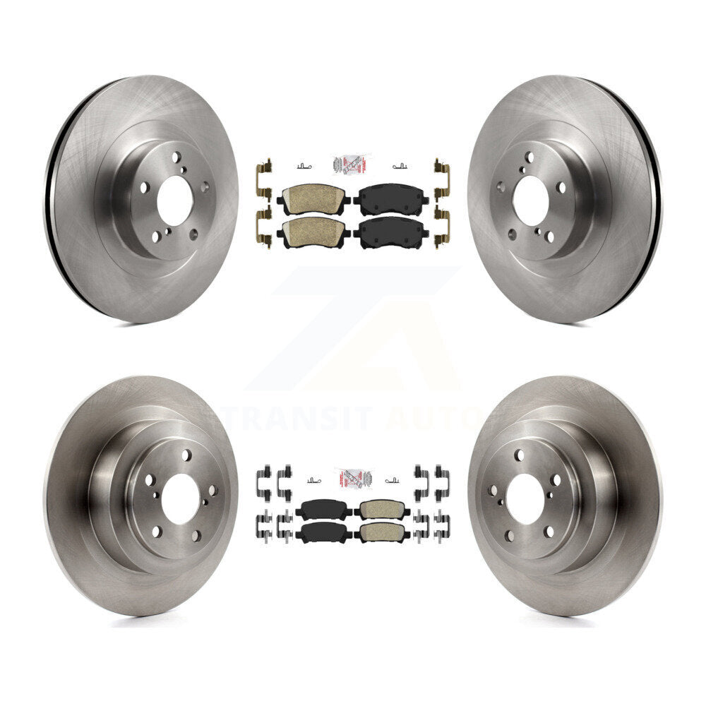 Kit de plaquettes semi-métalliques et de Rotor de frein avant et arrière en céramique, pour Subaru Outback Legac