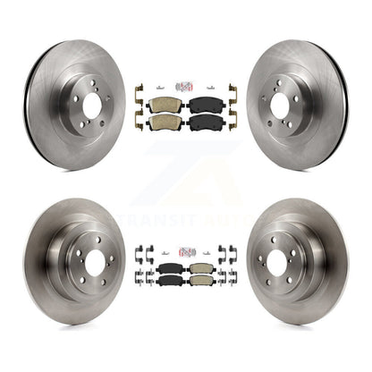 Kit de plaquettes semi-métalliques et de Rotor de frein avant et arrière en céramique, pour Subaru Outback Legac
