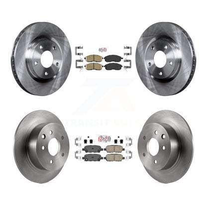Kit de plaquettes en céramique et de Rotor de frein à disque avant et arrière, pour Nissan Sentra SE-2007 – 2012