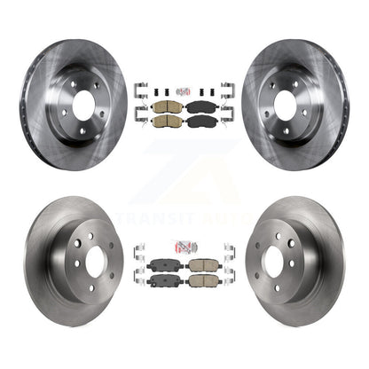 Kit de plaquettes en céramique et de Rotor de frein à disque avant et arrière, pour Nissan Sentra SE-2007 – 2012