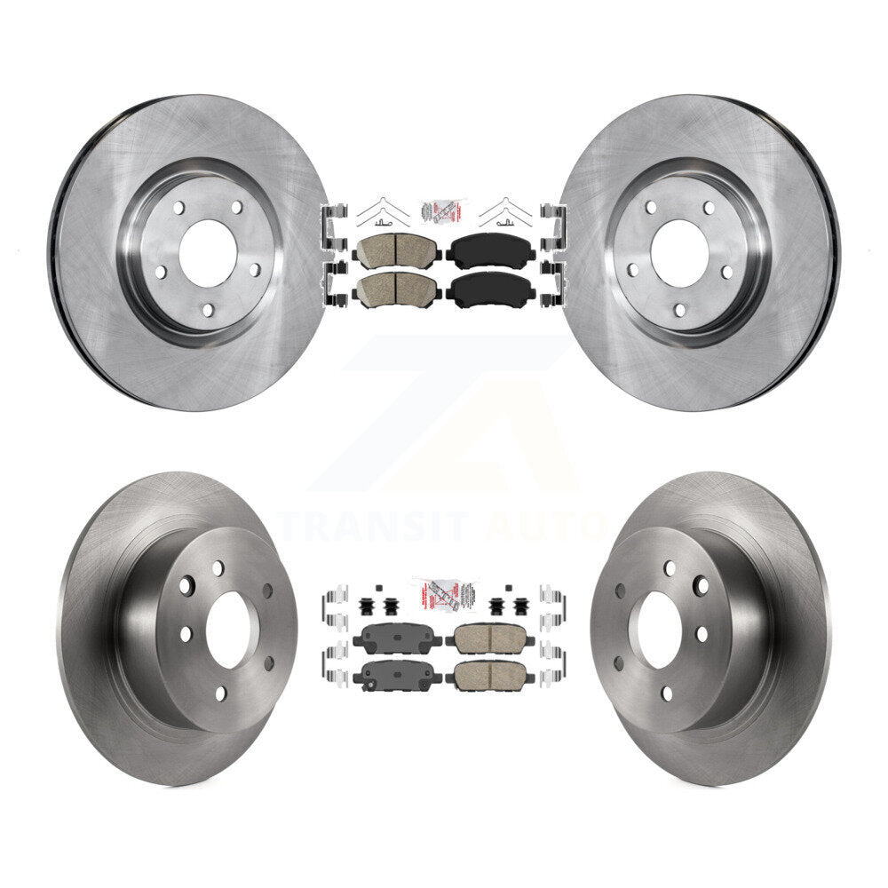 Kit de plaquettes en céramique et de rotor de frein avant et arrière, pour Nissan Sentra SE-R Spec 2007 – 2012