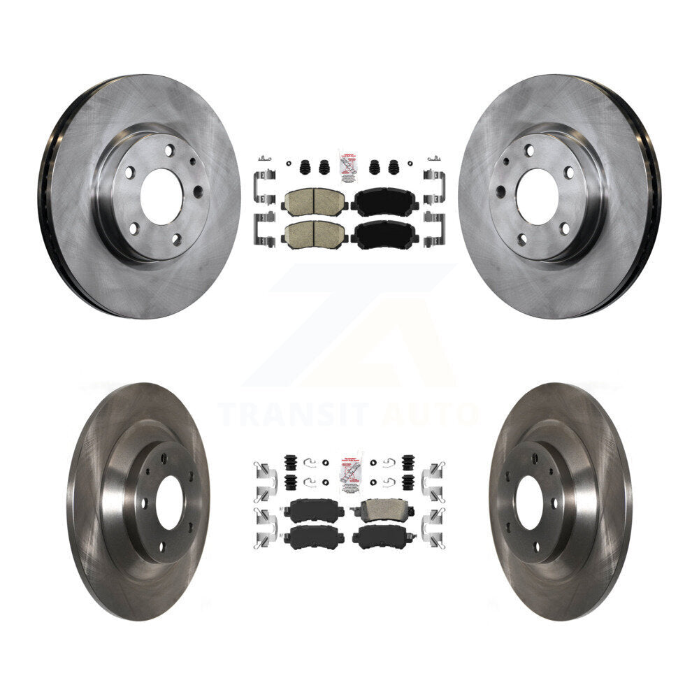 Kit de plaquettes en céramique et de rotors de frein à disque avant et arrière, pour Mazda CX-5 2013 – 2015