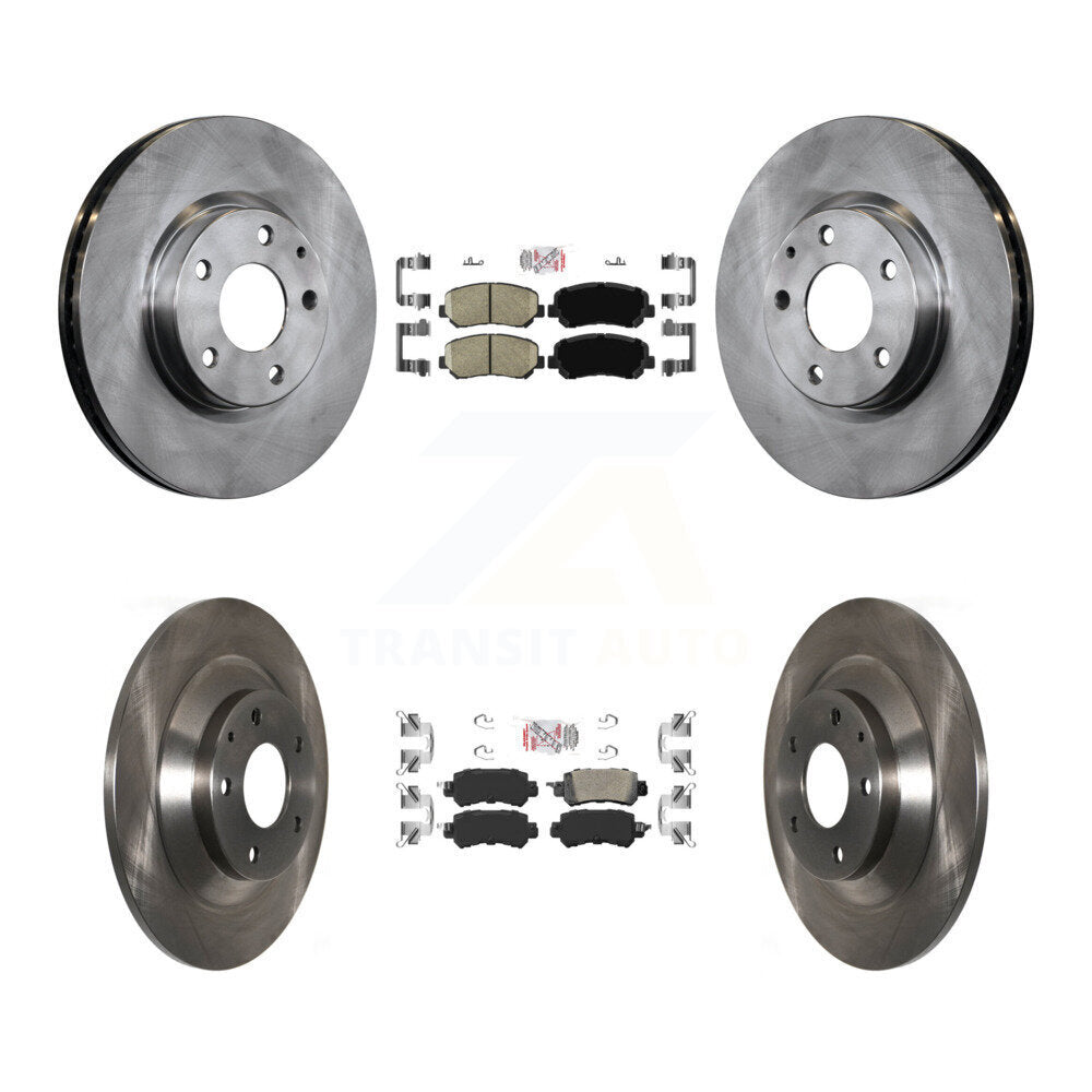 Kit de plaquettes en céramique et de rotors de frein à disque avant et arrière, pour Mazda CX-5 2013 – 2015