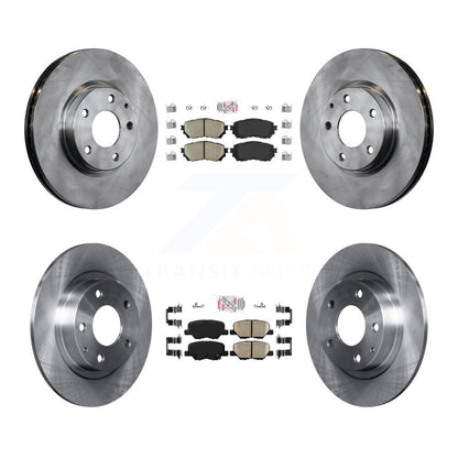 Kit de plaquettes en céramique et de rotors de frein à disque avant et arrière, pour Mazda 6 K8A-102295
