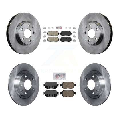 Kit de plaquettes en céramique et de rotors de frein à disque avant et arrière, pour Mazda 6 2016 – 2018