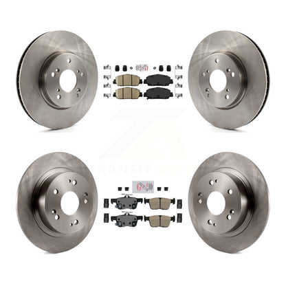 Kit de plaquettes en céramique et de rotors de frein à disque avant et arrière, pour Honda Accord K8A-102306
