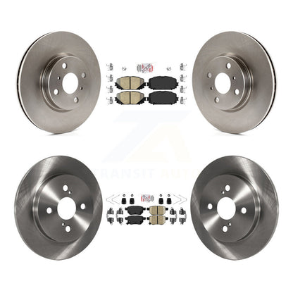 Kit de plaquettes en céramique et de rotors de frein à disque avant et arrière, pour Toyota Yaris K8A-102321