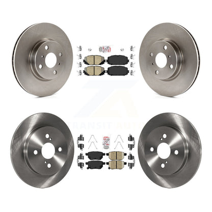 Kit de plaquettes en céramique et de rotors de frein à disque avant et arrière, pour Toyota Yaris K8A-102322