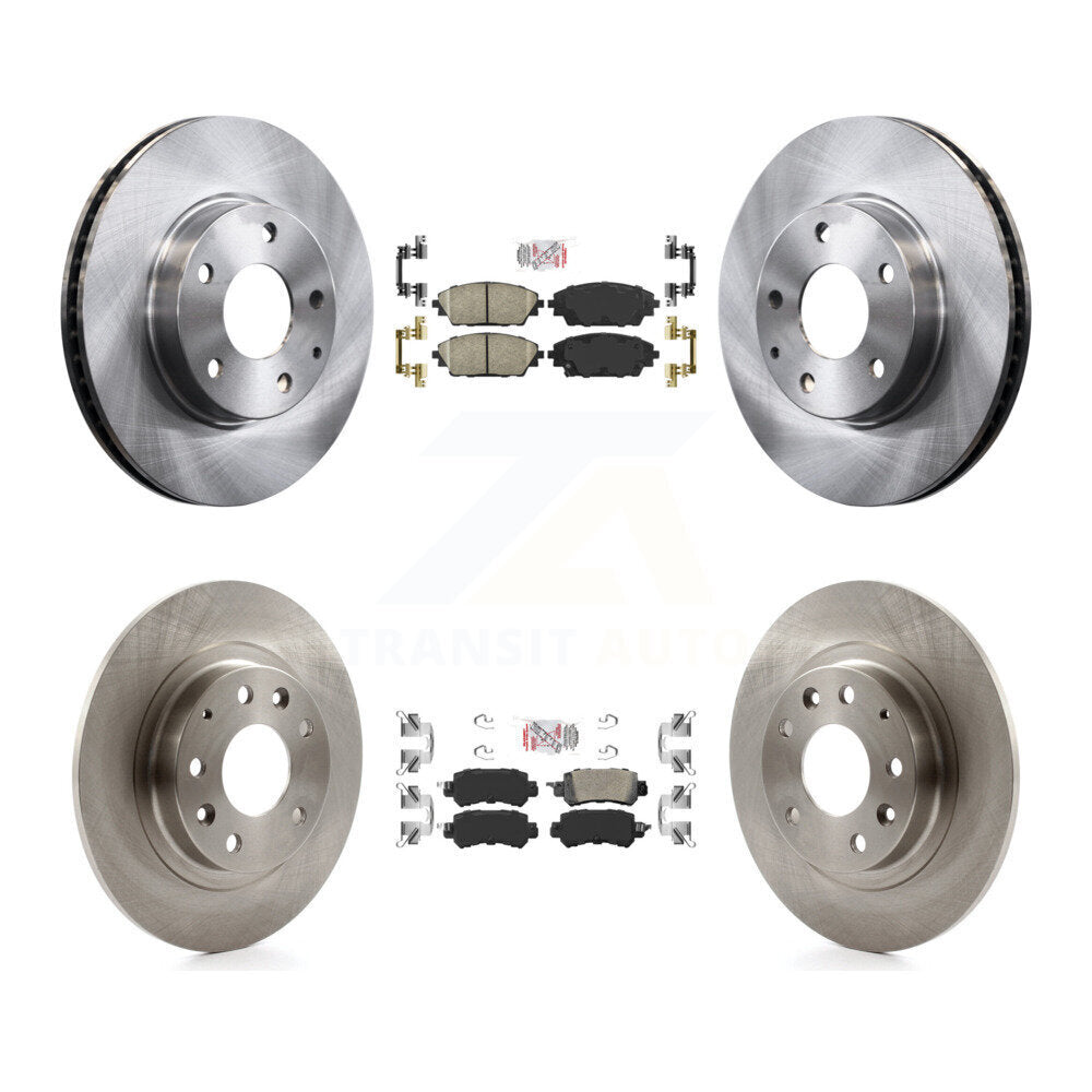 Kit de plaquettes en céramique et de rotors de frein à disque avant et arrière, pour Mazda CX-3 FWD 2016 – 2018