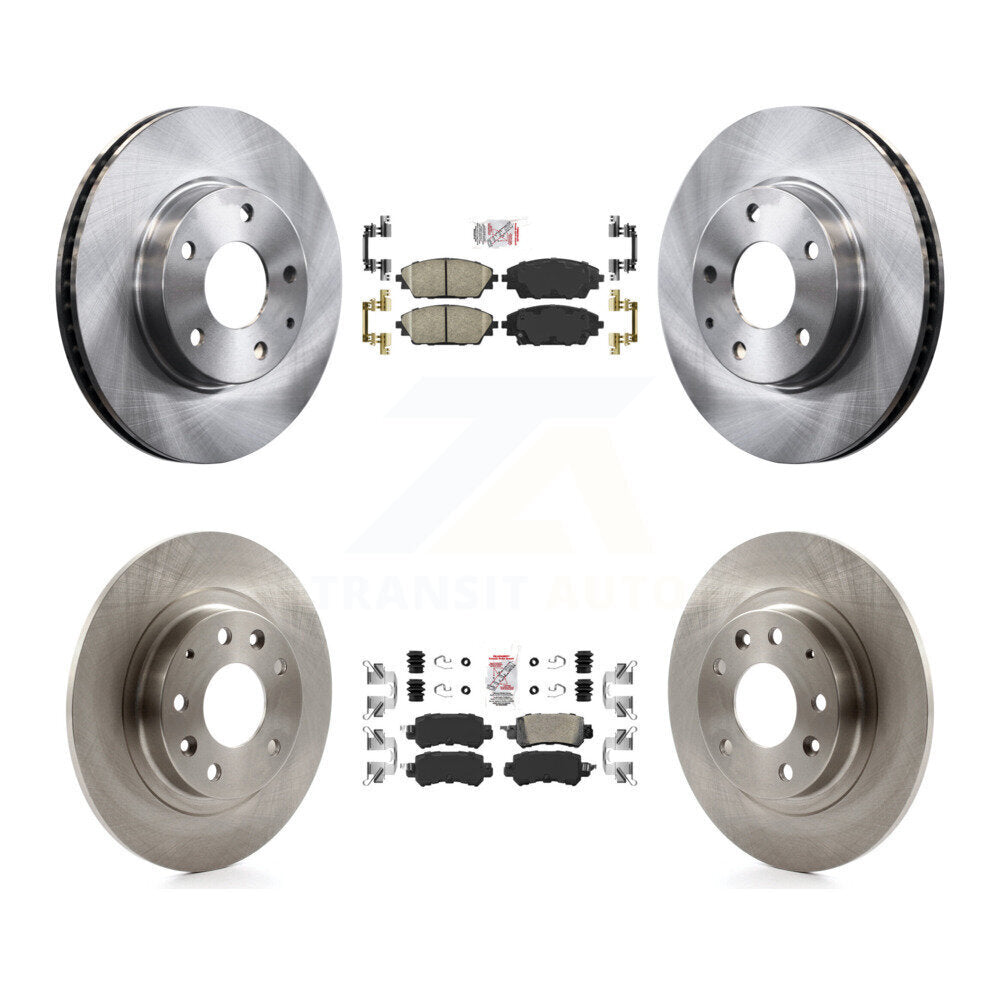 Kit de plaquettes en céramique et de rotors de frein à disque avant et arrière, pour Mazda CX-3 FWD 2016 – 2018