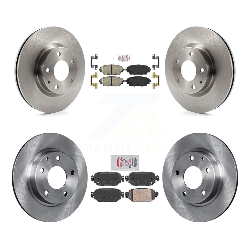 Kit de plaquettes en céramique et de rotors de frein à disque avant et arrière, pour Mazda CX-3 AWD 2019 – 2022