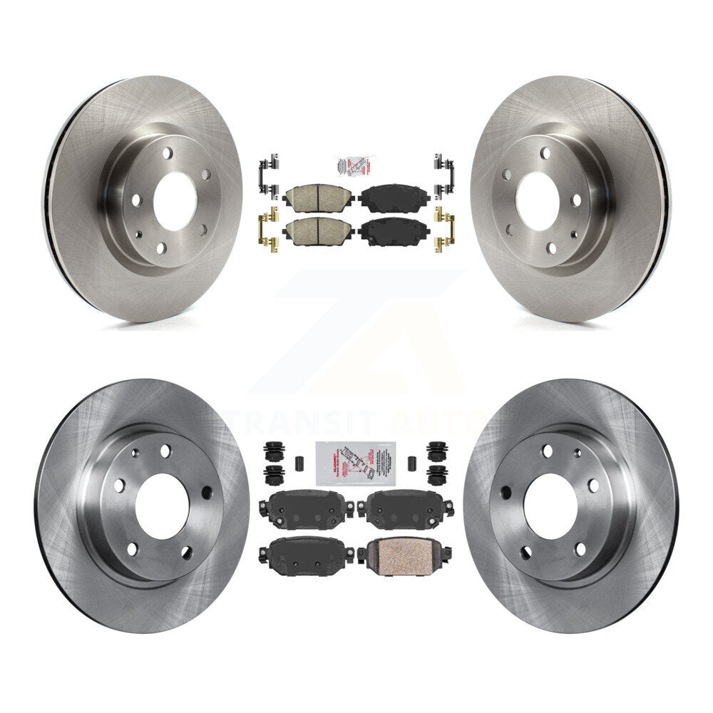 Kit de plaquettes en céramique et de rotors de frein à disque avant et arrière, pour Mazda CX-3 AWD 2019 – 2022