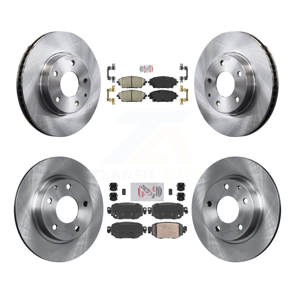 Kit de plaquettes en céramique et de rotors de frein à disque avant et arrière, pour Mazda CX-3 FWD 2019 – 2022