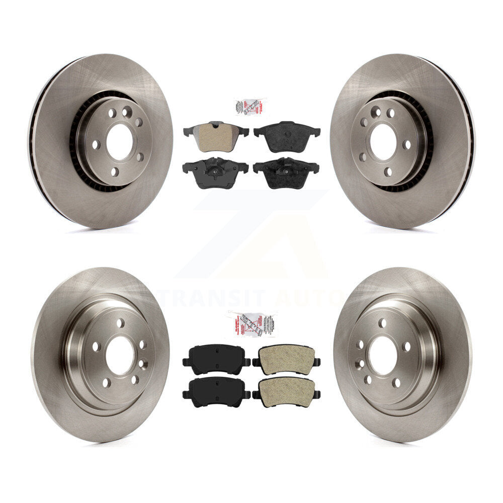 Kit de Rotor de frein à plaquettes semi-métalliques avant et arrière, pour Volvo S60 V60 Cross Country V7