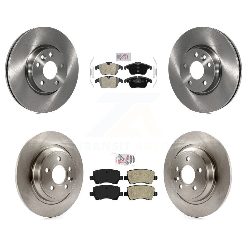 Kit de plaquettes semi-métalliques avant et arrière et disques de frein, pour Volvo S60 K8A-10233